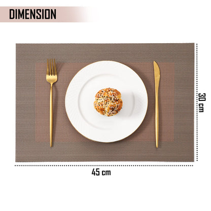 PVC Dining Table Mats, Metallic
