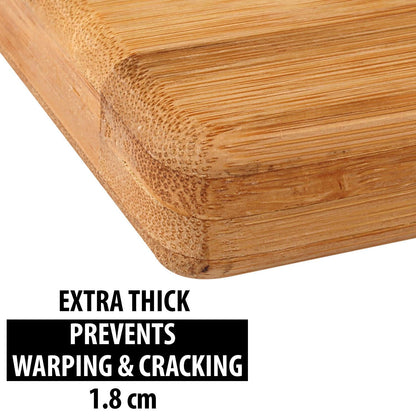 Bamboo Wooden Cutting Board With Handle - Medium/Large/Extra large