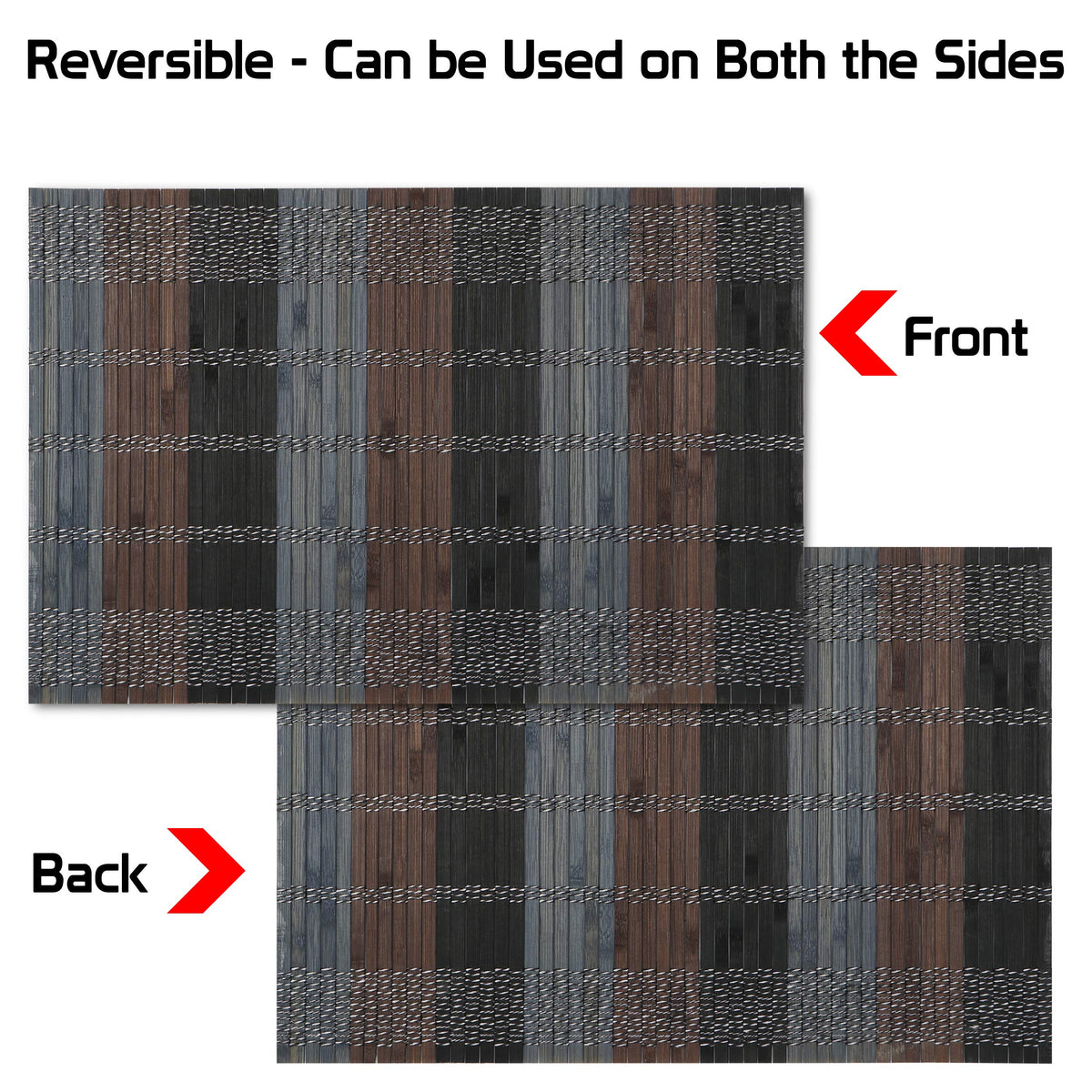Buy reversible bamboo table mat | Hokipo