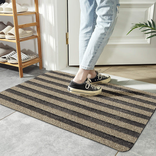 Rubber Back Dirt Trapper Entrance Door Mats Big Size, 48X78 Cm, Brown, Large Rectangle