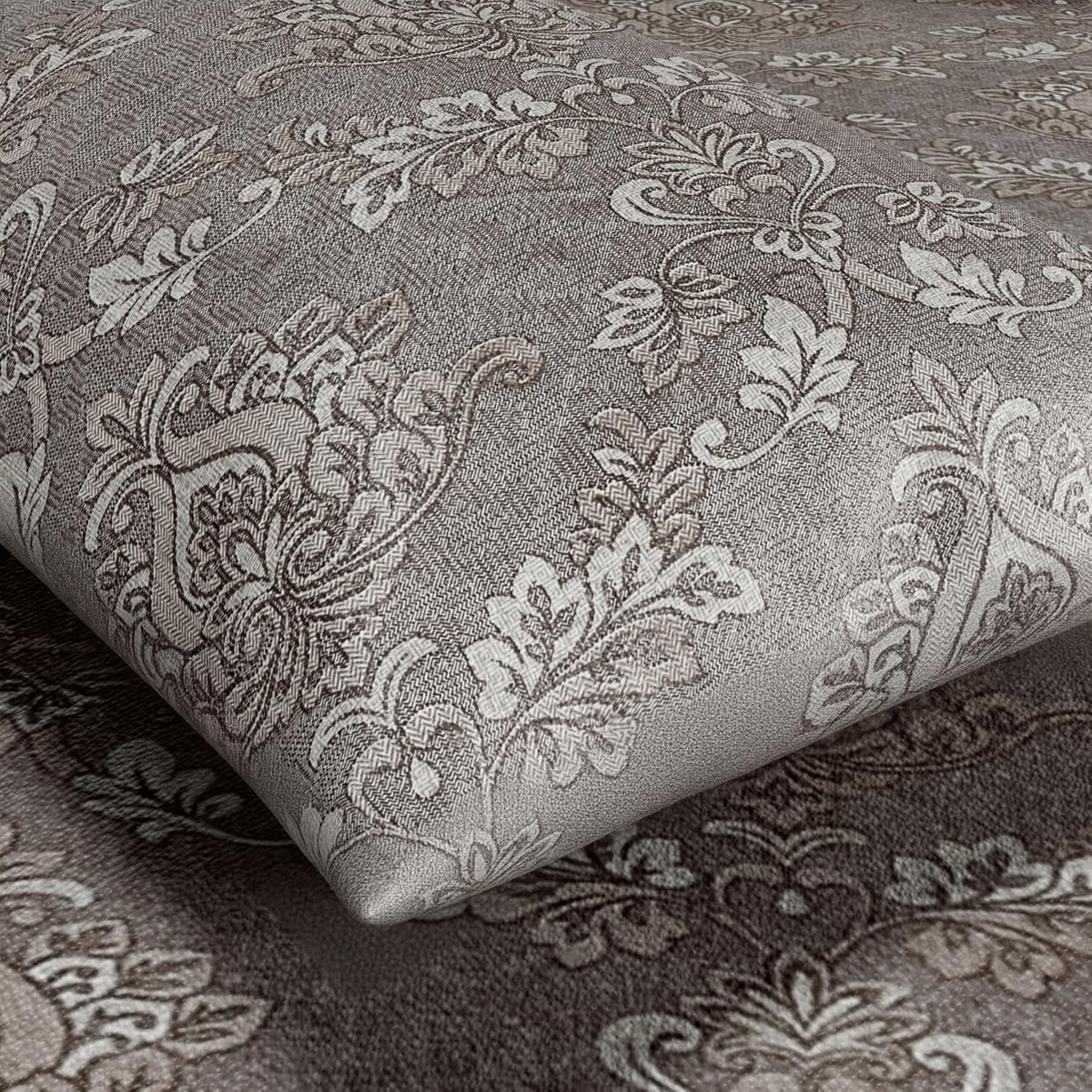 HOKIPO King Size Cotton Bedsheet, 2 Pillow Covers, Reversible, Taupe - image 4