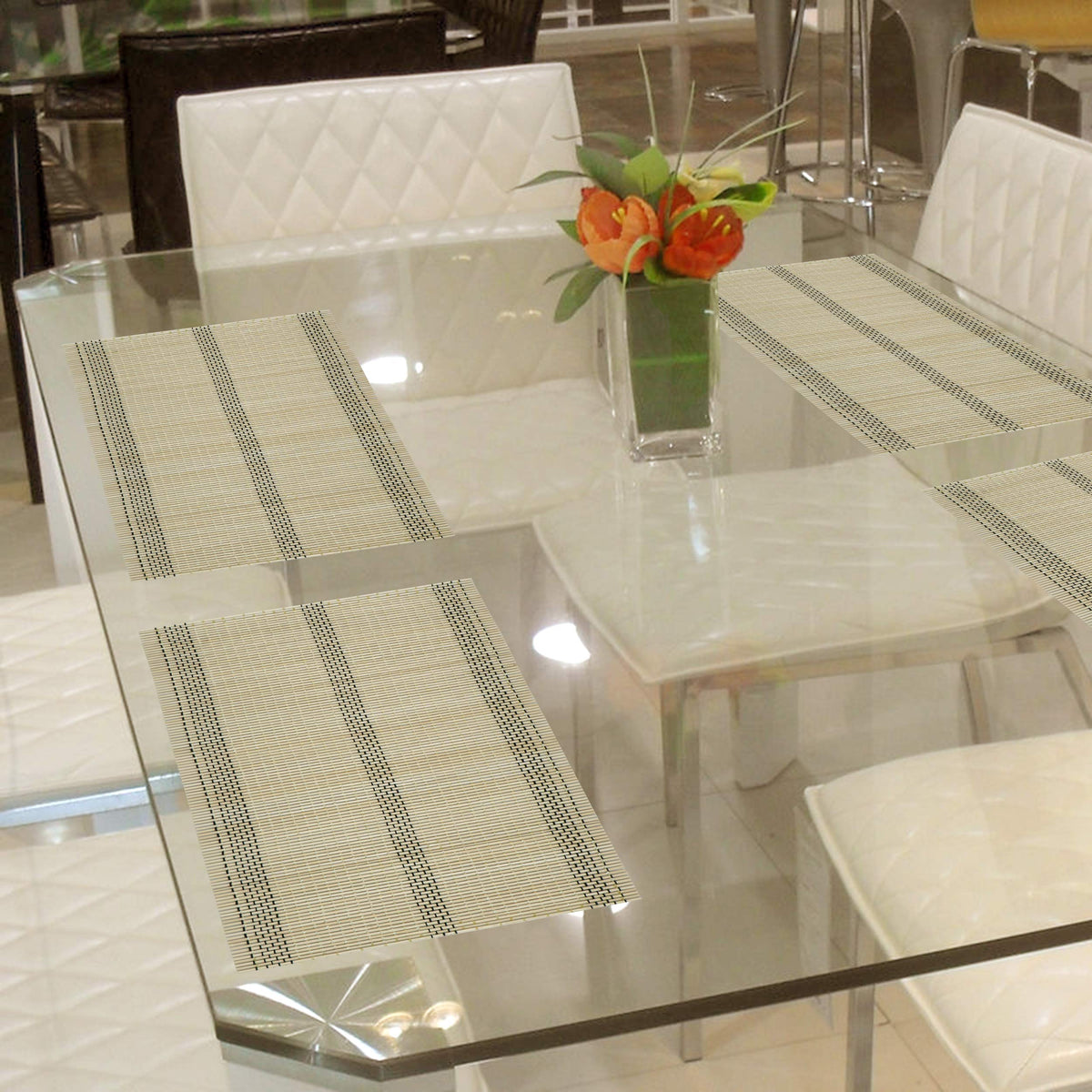 Buy Heat Resistant Bamboo Table Mats | HOKIPO