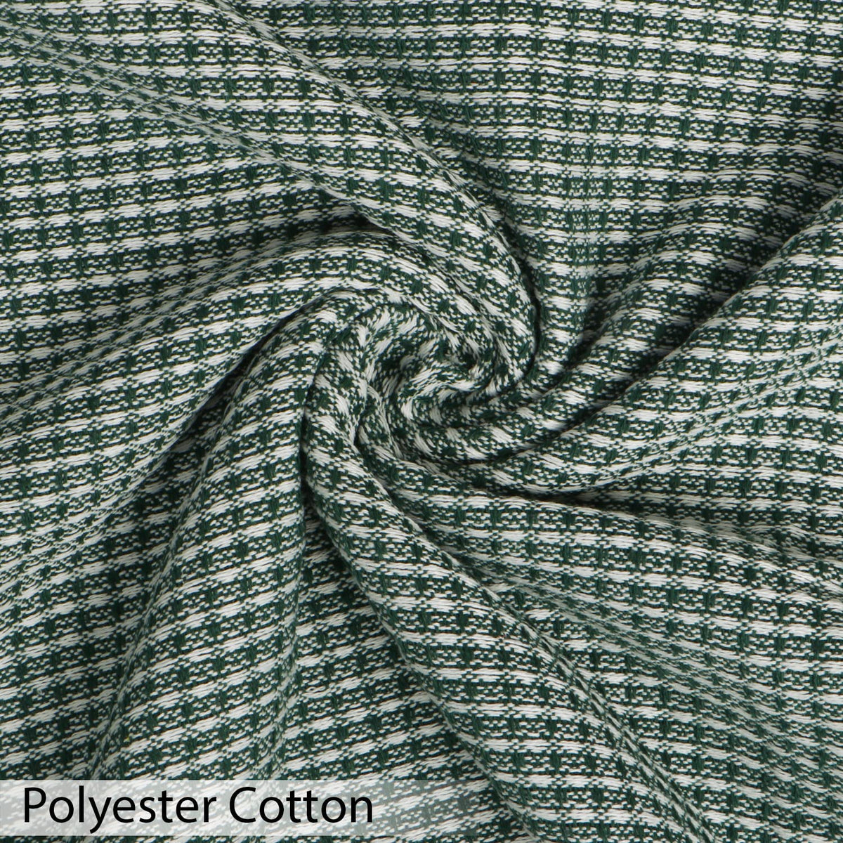 Breathable, soft Bottle Green colour polycotton sofa throw material
