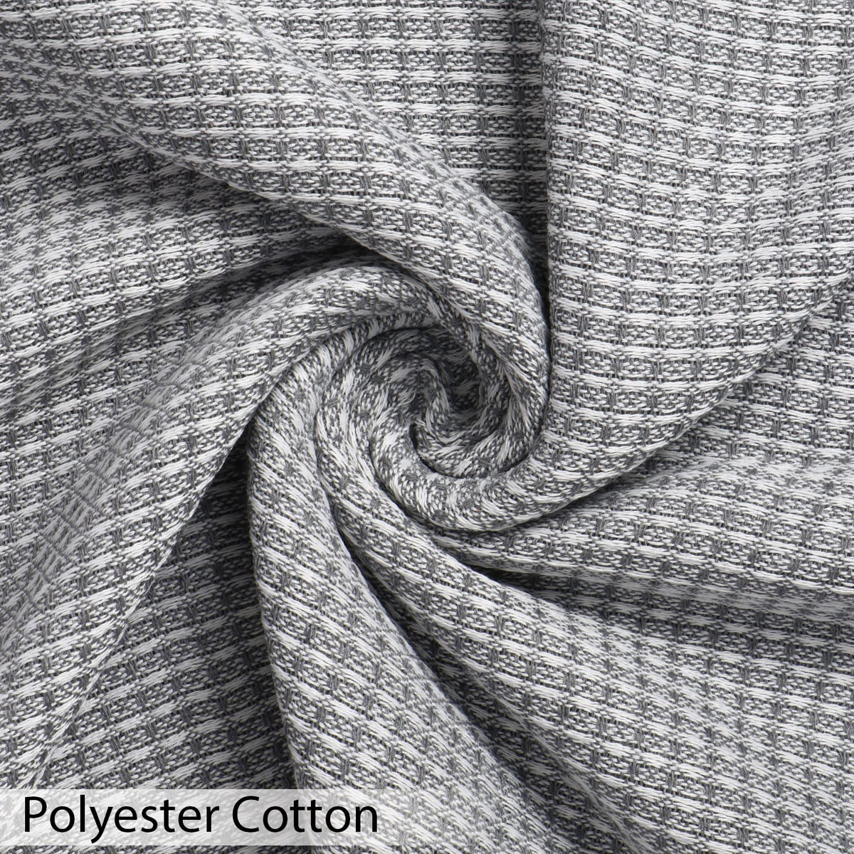 Breathable, soft Grey colour polycotton sofa throw material
