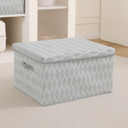 Foldable Cloth Storage Box | Wardrobe Organizer with Lid