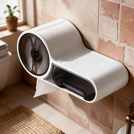 Magic Sticker Series No Drill Toilet Paper Holder Stand for Bathroom