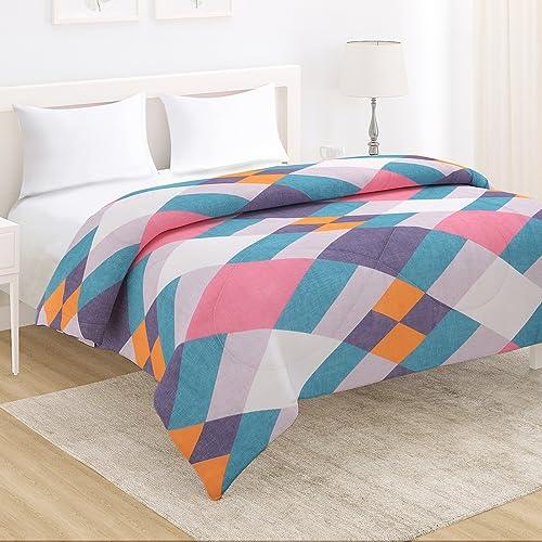 AC Bedsheet, Abstract Geometric Pastel - HOKIPO | Har Ghar ka Humsafar