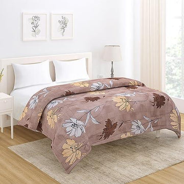AC Comforter and Bedding Set for Double Bed, Cedar Brown Calandeula - HOKIPO | Har Ghar ka Humsafar