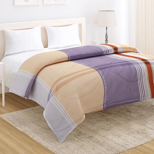 AC Comforter and Bedding Set for Double Bed, Pastel Checks - HOKIPO | Har Ghar ka Humsafar