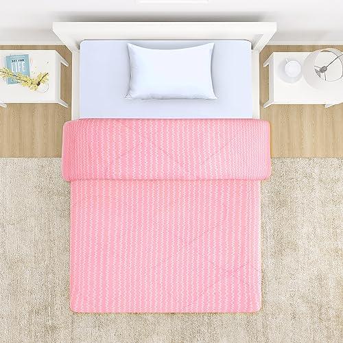 AC Bedsheet for Double Bed, Pink  - HOKIPO | Har Ghar ka Humsafar