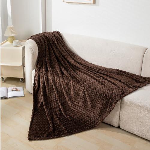 AC Fleece Blanket Queen, Brown - HOKIPO | Har Ghar ka Humsafar