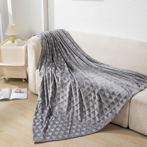 AC Fleece Blanket Queen, Grey - HOKIPO | Har Ghar ka Humsafar