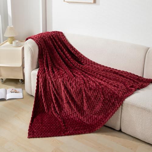 AC Fleece Blanket Queen, Maroon - HOKIPO | Har Ghar ka Humsafar