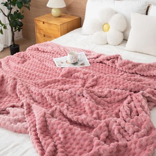 AC Fleece Blanket Queen, Pink - HOKIPO | Har Ghar ka Humsafar