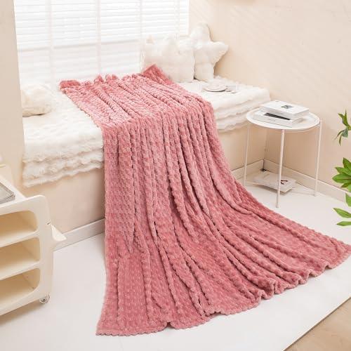 AC Fleece Blanket Queen, Pink - HOKIPO | Har Ghar ka Humsafar