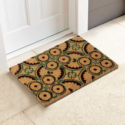 Coir Entrance Door Mat with Anti - Slip PVC Backing - HOKIPO | Har Ghar ka Humsafar