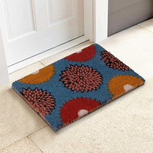 Coir Entrance Door Mat with Anti - Slip PVC Backing - HOKIPO | Har Ghar ka Humsafar