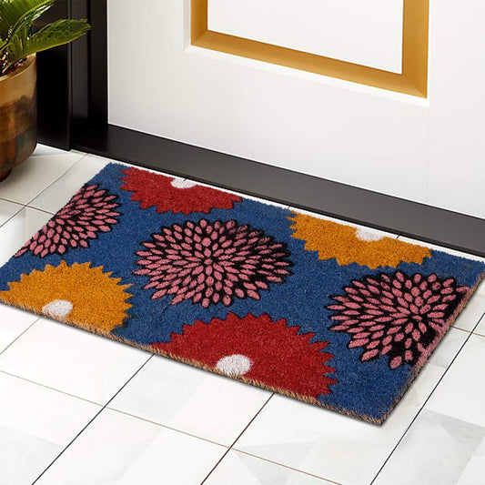 Coir Entrance Door Mat with Anti - Slip PVC Backing - HOKIPO | Har Ghar ka Humsafar