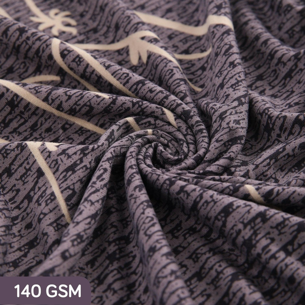 Dark Coffee Twigs Printed Elastic Sofa Cover - HOKIPO | Har Ghar ka Humsafar