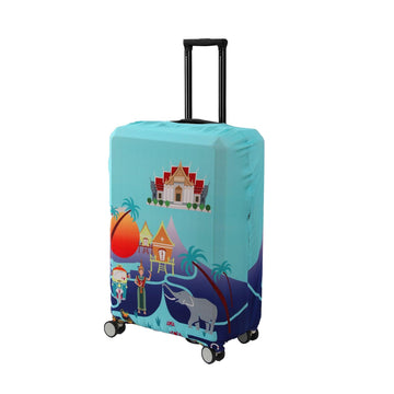 Sky Blue trolly bag cover - HOKIPO | Har Ghar ka Humsafar