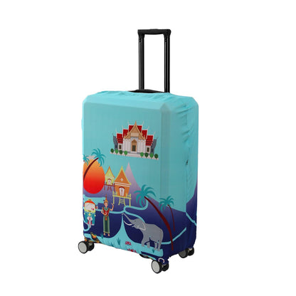 Sky Blue trolly bag cover - HOKIPO | Har Ghar ka Humsafar