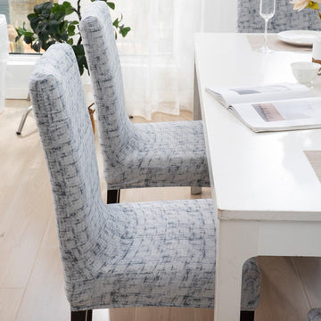 Abstract Grey Lines stylish chair cover