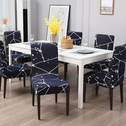 Midnight Blue dining chair covers​ Set