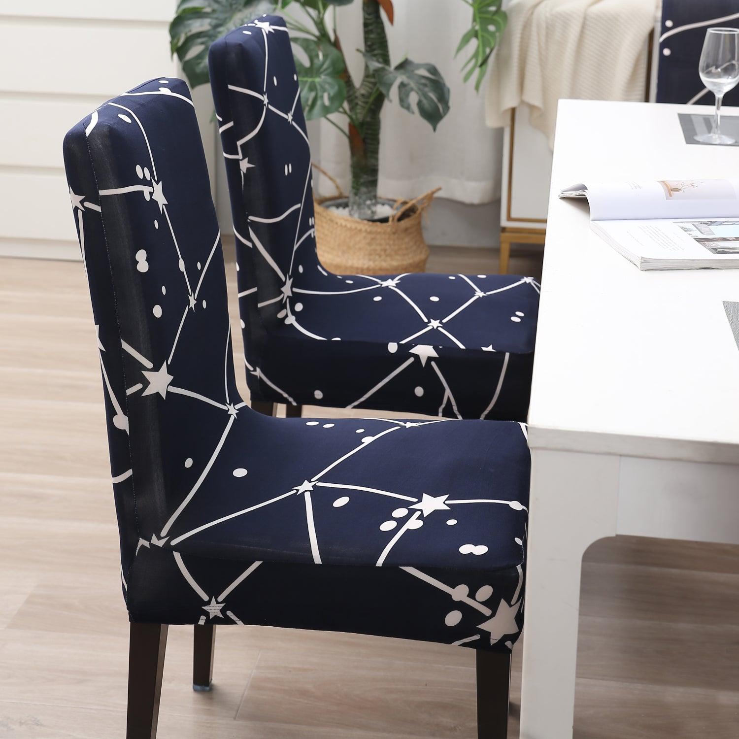 Midnight Blue stylish chair cover