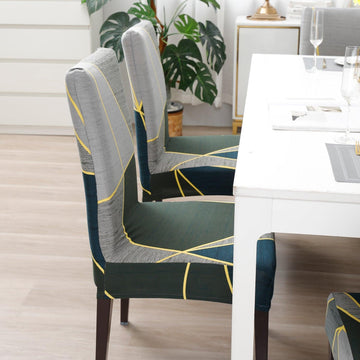 Seaweed Geometric Abstract stylish chair cover