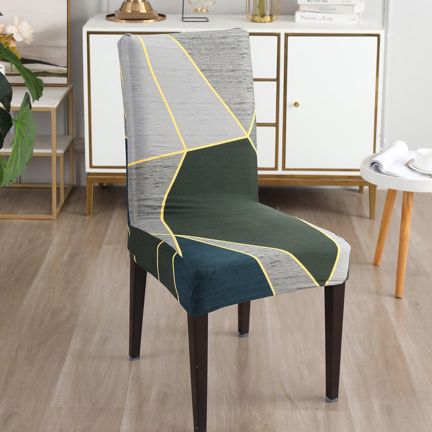 Seaweed Geometric Abstract chair covers​ Set