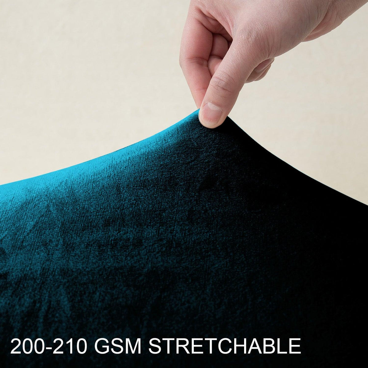Premium Peacock Blue Colour stretchable recliner covers for 1, 2, 3 seater recliner sofas
