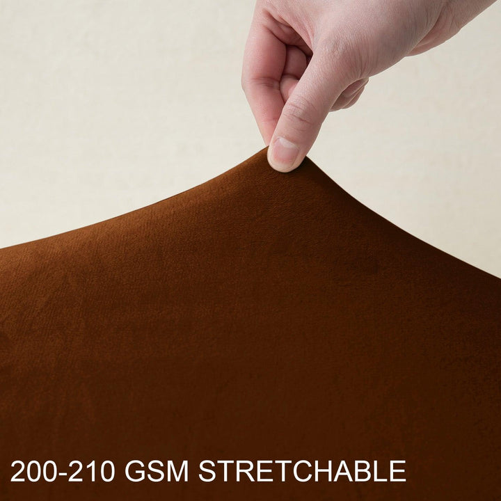 Premium Rustic Brown Colour stretchable recliner covers for 1, 2, 3 seater recliner sofas
