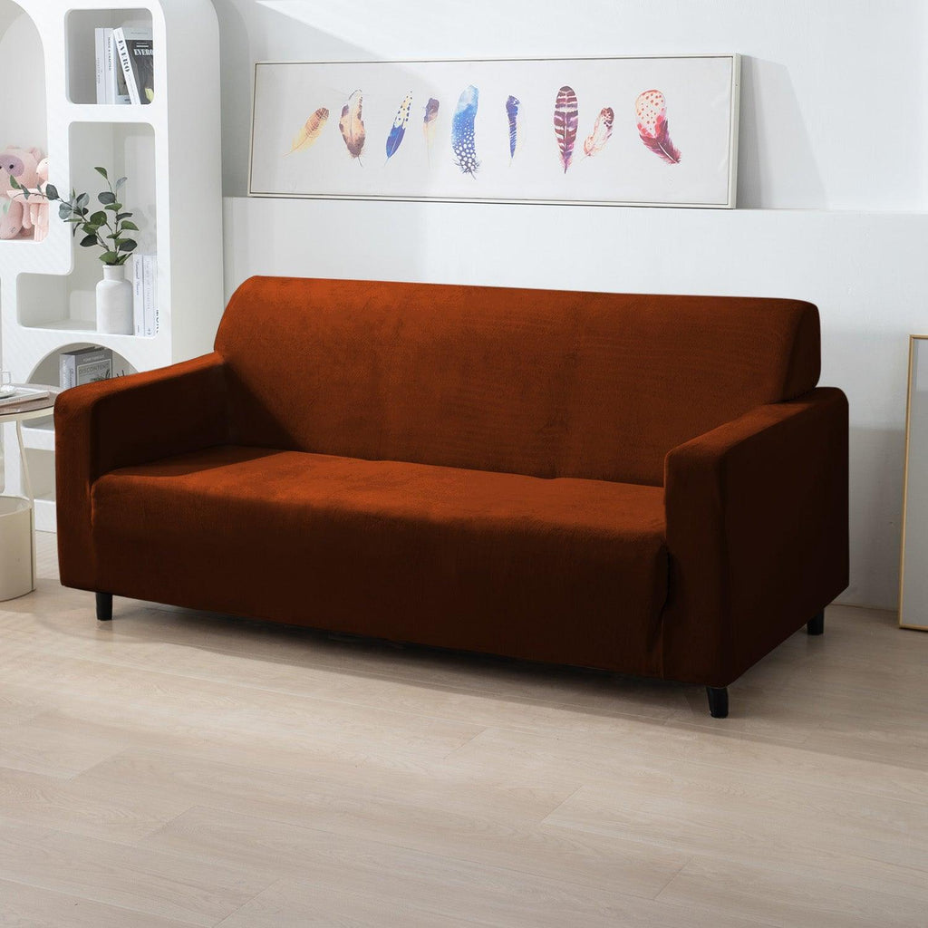 Rustic brown couch sales