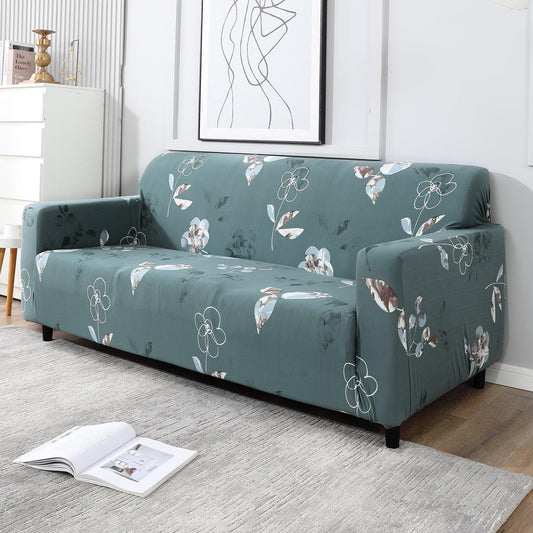 Smokey Grey elastic 3 seater sofa cover​