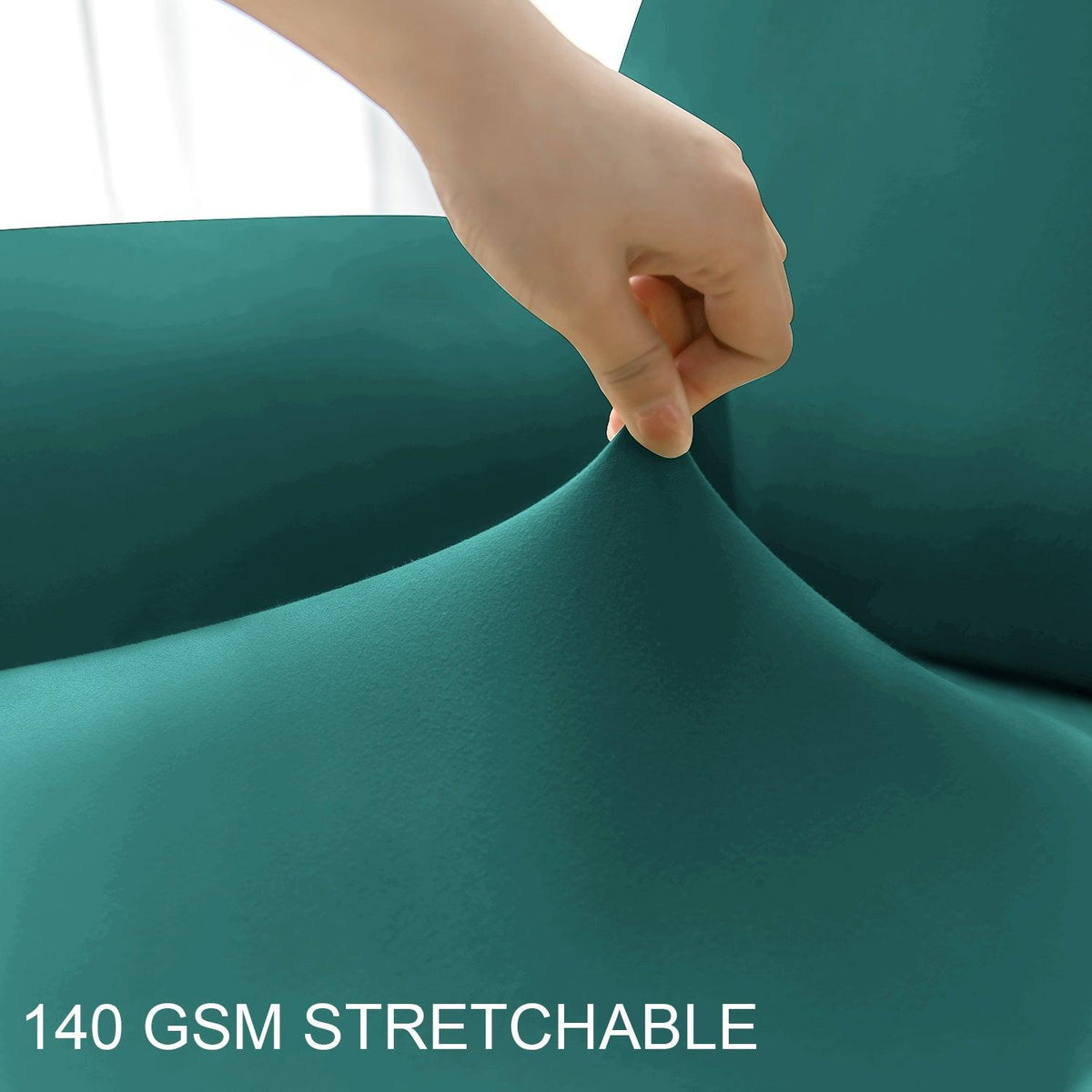 Modern Teal Colour  stretchable recliner sofa covers
