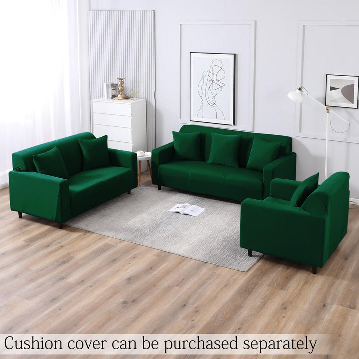 Bottle Green Colour  elastic sofa cover sets for 1,2,3,4,5 & 7 seater sofas
