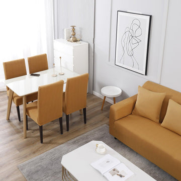 Buy Sand Brown Matching elastic covers for chairs and sofas