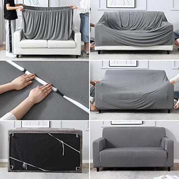 Guide on How to put on an elastic sofa cover
