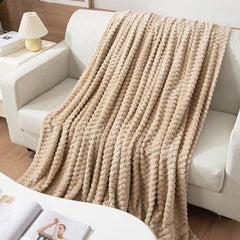 Fleece AC Blanket Queen, Beige - HOKIPO | Har Ghar ka Humsafar