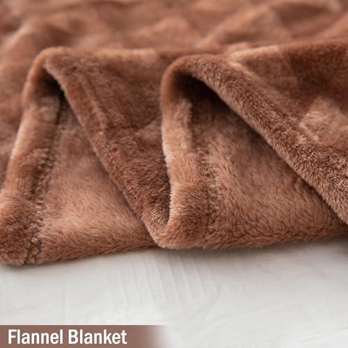 Buy Brown Colour Soft and Warm Luxury Blanket | HOKIPO