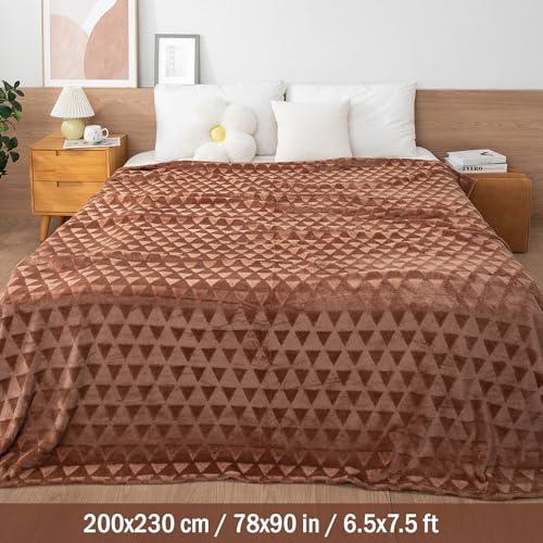 Fleece AC Blanket Queen, Brown - HOKIPO | Har Ghar ka Humsafar