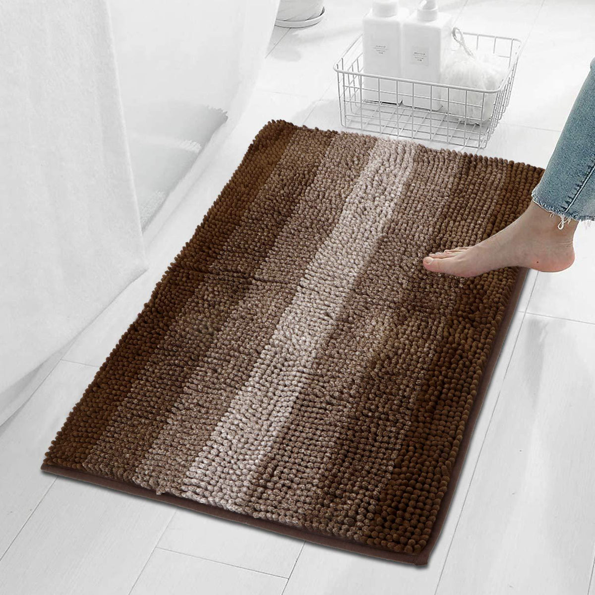 Buy High Absorbent Bathroom Floor Mats | HOKIPO