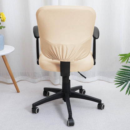 HOKIPO 140gsm Stretchable Office Chair Cover, Beige - HOKIPO | Har Ghar ka Humsafar