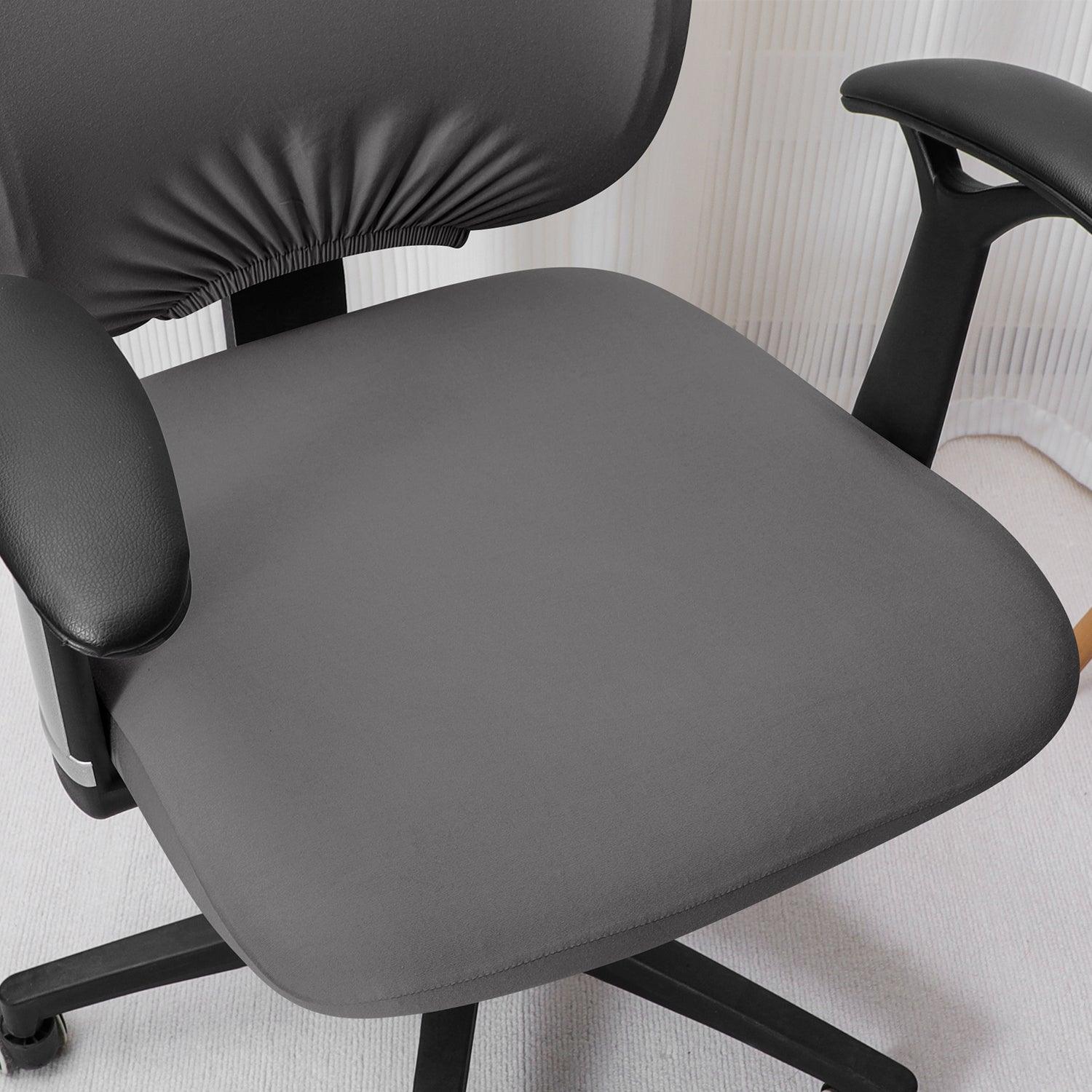 HOKIPO 140gsm Stretchable Office Chair Cover, Grey - HOKIPO | Har Ghar ka Humsafar