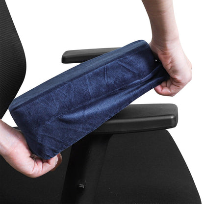 HOKIPO Chair Arm Rest Cushion Pad for Office Chair Comfy Armrest Covers, Blue - HOKIPO | Har Ghar ka Humsafar