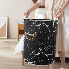 HOKIPO Foldable Cloth Laundry Bag Hamper - Large 61 Ltr, Black - HOKIPO | Har Ghar ka Humsafar