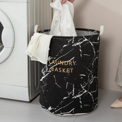 HOKIPO Foldable Cloth Laundry Bag Hamper - Large 61 Ltr, Black - HOKIPO | Har Ghar ka Humsafar