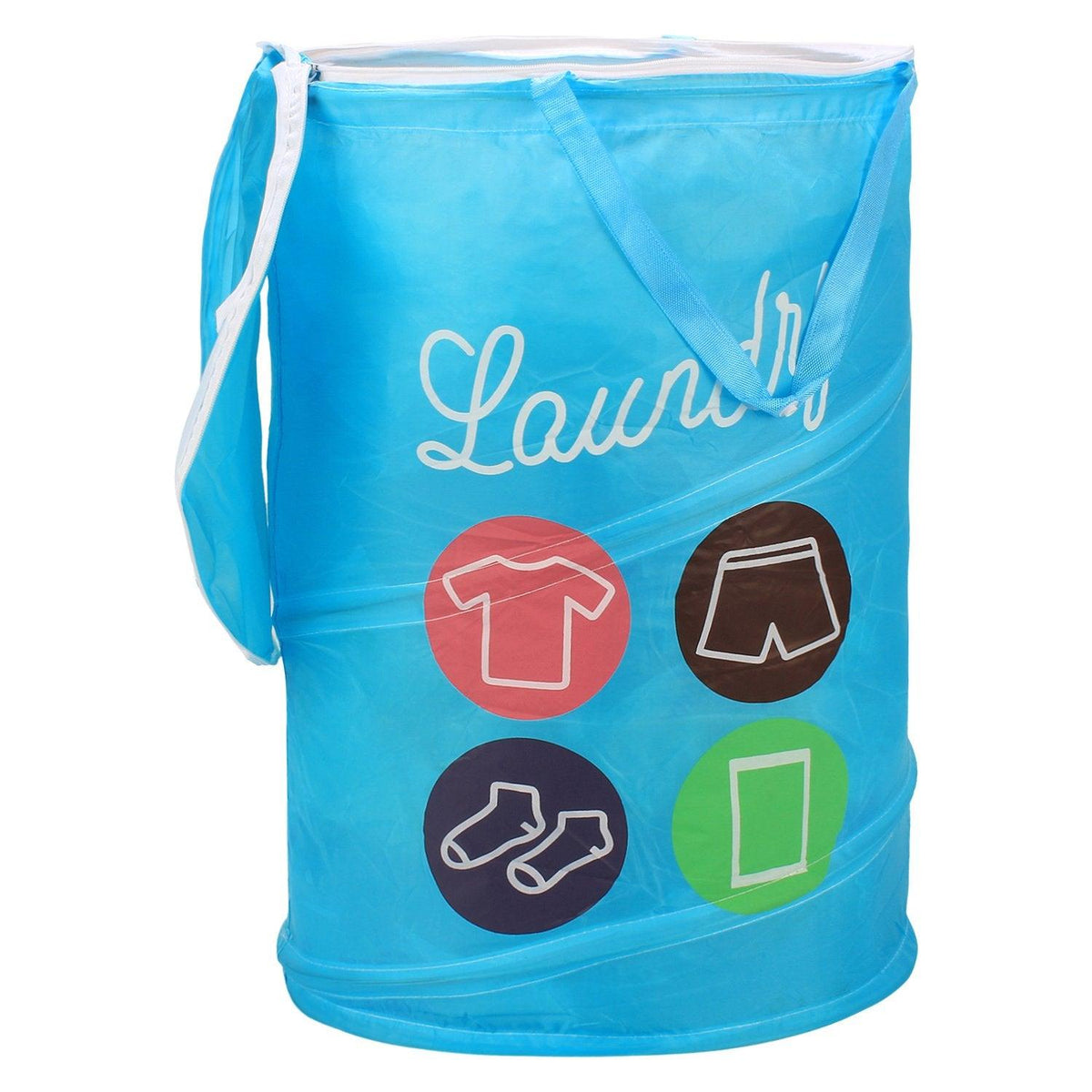 HOKIPO Foldable Cloth Pop Up Laundry Bag Hamper, 48 - Ltr - HOKIPO | Har Ghar ka Humsafar
