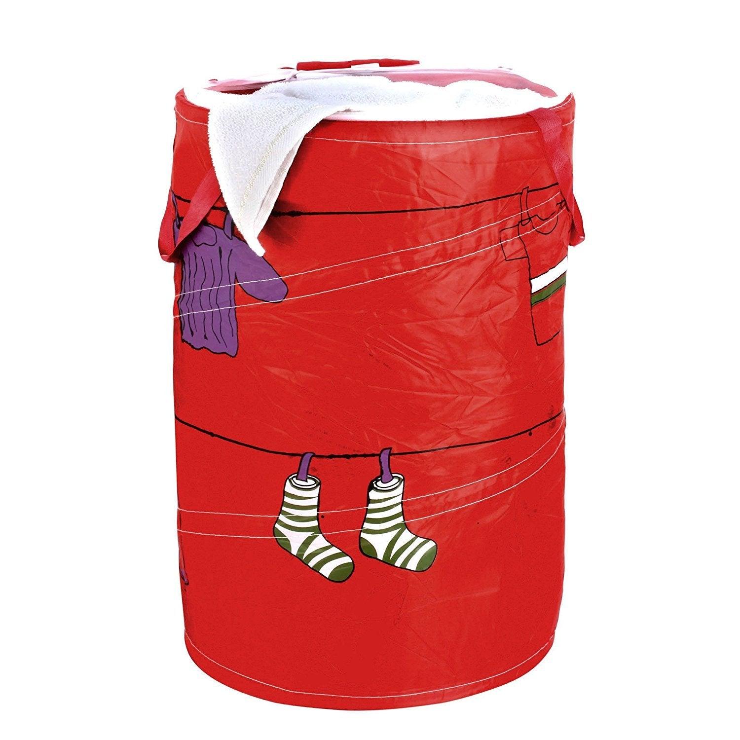 HOKIPO Foldable Cloth Pop Up Laundry Bag Hamper, 50 - Ltr - HOKIPO | Har Ghar ka Humsafar