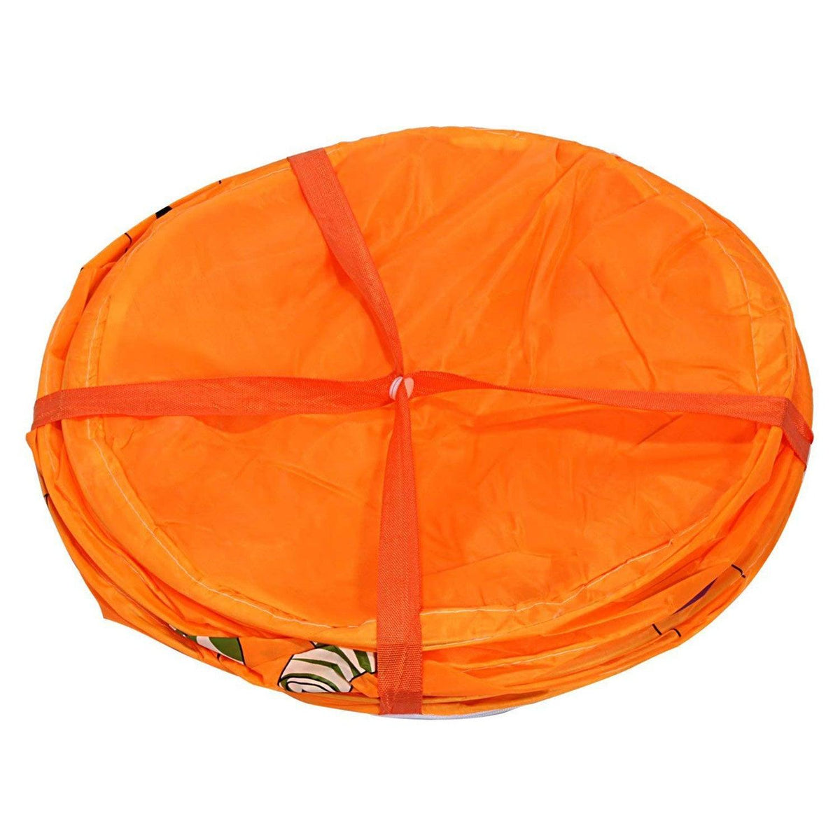 HOKIPO Foldable Cloth Pop Up Laundry Bag Hamper, 50 - Ltr - Orange - HOKIPO | Har Ghar ka Humsafar